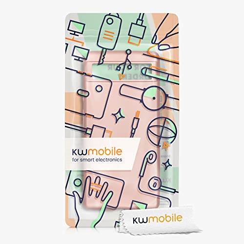 kwmobile Case Compatible with Google Pixel 6a Case - Soft Slim Metallic TPU Silicone Cover - Metallic Rose Gold - color: metallic rose gold