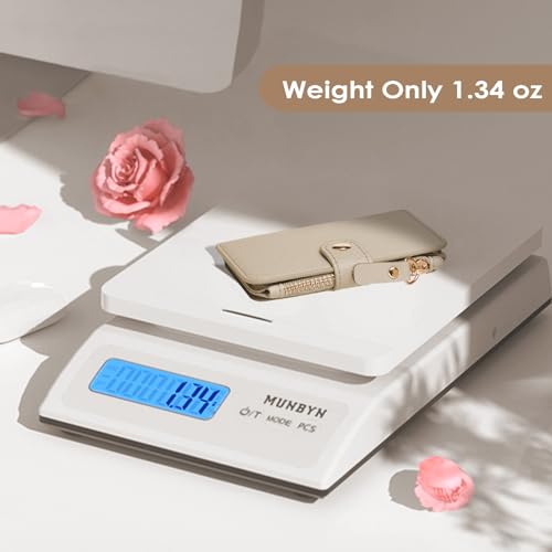 M-Plateau RFID Blocking Keychain Wallet With Leather Wrist Strap | Keychain Wristlet, Womens Card Holder with Zipper Coin Pocket and ID Window - color: Khaki