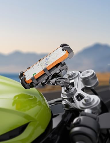 LOKTENWO Anti-Theft Motorcycle Fork Stem Phone Mount