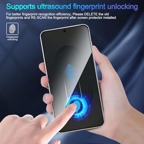 2 Pack Privacy Screen Protector for Samsung Galaxy S25