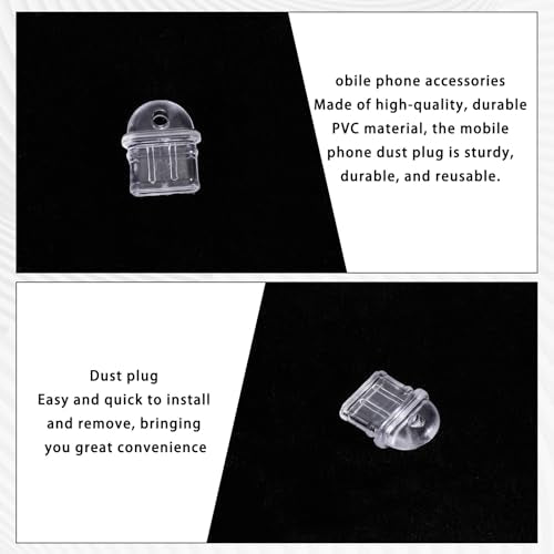 100 Pcs Type C Dust Plug, Anti-Dust Charging Port Protector