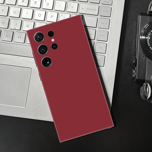 2 Pack Skin Wraps Compatible with Samsung Galaxy S24 Ultra (Red) - color: Red