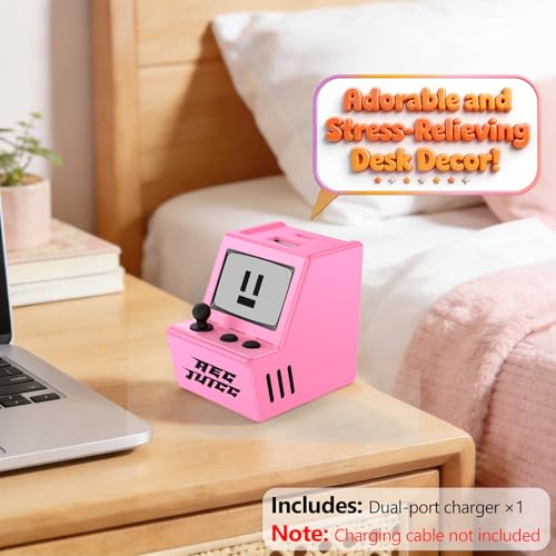 USB C Charger Block Cute 30W Dual Port Fast Charger Plug Cell Phone Block - color: BB Pink