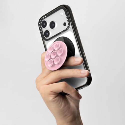 CASETiFY Snappy Snap & Stick Grip Stand Magsafe Compatible - Pink