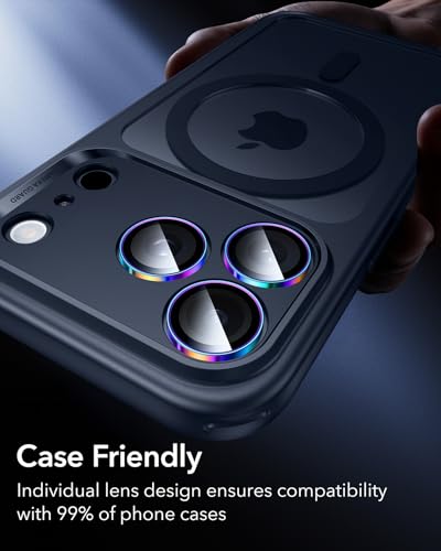 ESR for iPhone 17 Pro Max/17 Pro Camera Lens Protector, 1 Pack, Chromatic - color: Chromatic
