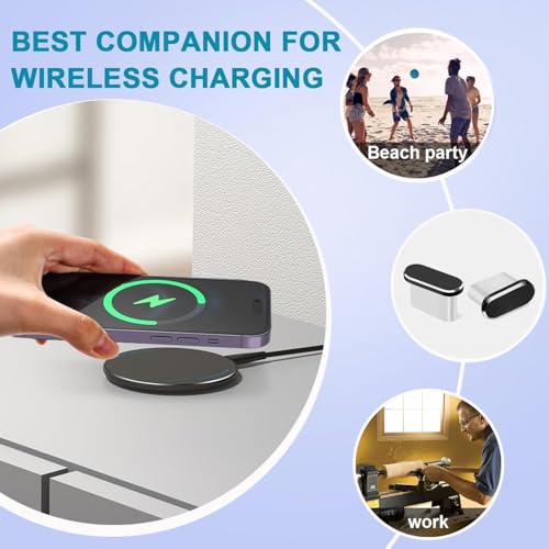 iPhone Charging Port Plugs & Speaker Cleaning Kit,Dustproof Protection for iPhone 14/15/16 Series