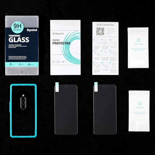 Ibywind for Nothing Phone (3a) 5G 6.77" Screen Protector(2 Pack),9H Hardness Tempered Glass,with 1Pc Camera Lens Protector,Easy to Install - size: Nothing Phone (3a)