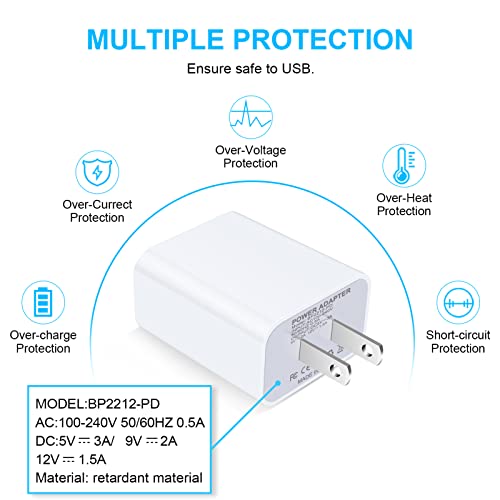 USB C Fast Charger, 20W USB C Power Adapter Fast Charging Block Cube Head - color: White1