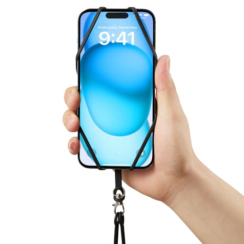 Kinizuxi 2 Packs Cell Phone Lanyard,Adjustable Neck Strap Phone Holder