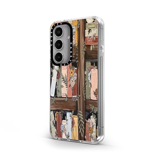CASETiFY for Galaxy S24 Case - Impact Clear | Not Yellowing | 6.6 ft. Drop Protection | Bookshelf Garden by KT's Canvases | Clear - color: Bookshelf Garden by KT's Canvases, size: Galaxy S24