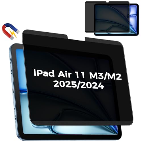 4-Way Magnetic Privacy Screen for iPad Air 11 Inch M3 - color: 360 Magentic Privacy Screen, size: iPad Air 6th (M3/M2)11"