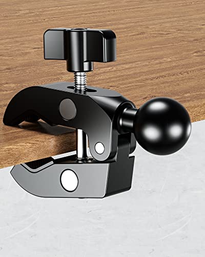 BRCOVAN 1'' Ball Clamp Mount Base with Aluminum Alloy Tough-Claw