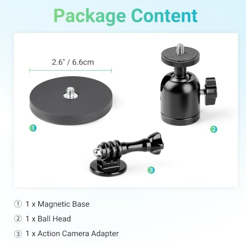Magnetic Camera Mount for GoPro Hero/Insta360/DJI Action Camera