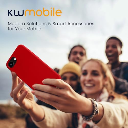 kwmobile Case Compatible with Apple iPhone 17e / iPhone 16e Case - Slim Protective TPU Silicone Phone Cover - Classic Red - color: Classic Red, size: iPhone 17e / iPhone 16e