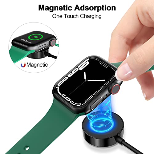 2026 Upgraded for Apple Watch Charger Magnetic USB C Charging Cable - color: Black, size: 2.0M