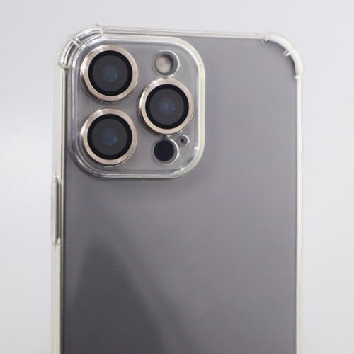 BONVAN for iPhone 16 Pro / 16 Pro Max Camera Lens Protector Metal Crystal Tempered Glass Screen Accessories Cover (Natural Titanium) - color: Natural Titanium