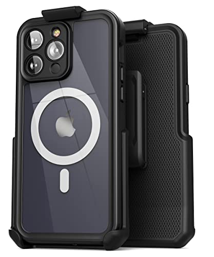 Encased Waterproof Case for iPhone 14 PRO with Belt Clip Holster (Compatible with MagSafe) - size: iPhone 14 Pro