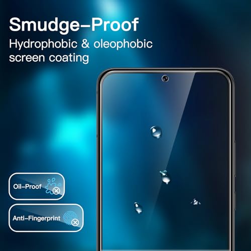 JETech Screen Protector for Samsung Galaxy S22, 3-Pack | 9H Tempered Glass, HD Clear, Anti-Scratch Protection, Easy Installation Tool - size: Galaxy S22