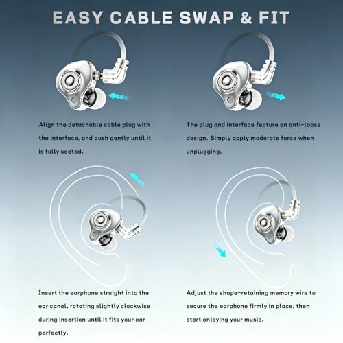 Wired in-Ear Headphones with Mic, Lightning Connector for iPhone,HiFi Sound Earphones with Volume Control, S25 White - color: White