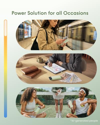 charmast Portable Charger,Fast Charging Power Bank - color: Mgreen