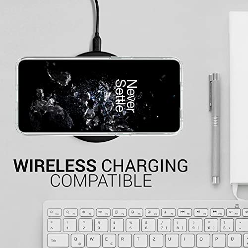CoverON Designed for OnePlus 10T Case Clear, Slim Crystal Clear TPU Rubber Flexible Soft Skin Cover Protective Sleeve Fit 1+ OnePlus 10T 5G Phone Case - Transparent
