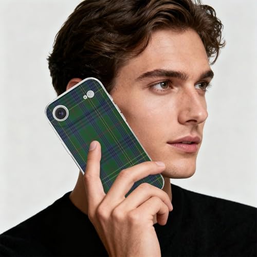 Classic Kennedy Clan TartanAnti-Yellowing Soft TPU Phone Case for iPhone 17, Shockproof and Scratch-Resistant Case - color: transparent-style-8