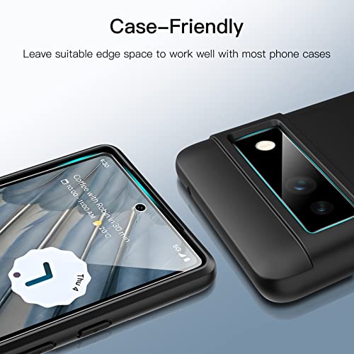 JETech Screen Protector for Google Pixel 7a, 2+2 Pack - size: Pixel 7a