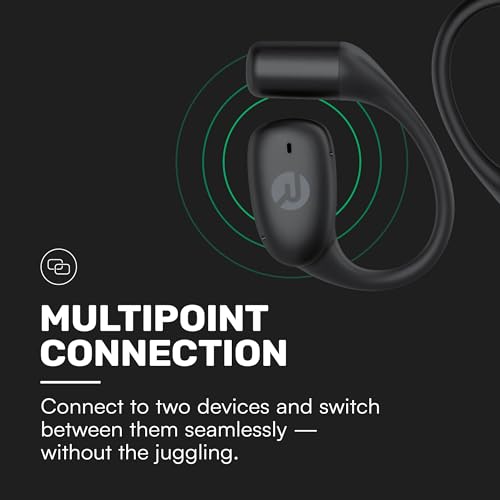 Raycon Essential Open Ear Earbuds – Open Ear Headphones, Earbuds Wireless Bluetooth, Sweat & Water-Resistant Earphones, Running Headphones with Ultra-Lightweight Design, 36 Hours Battery Life (Purple) - color: Purple
