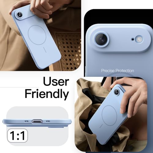 JETech Magnetic Slim Case for iPhone Air, Sky Blue - color: Sky Blue, size: iPhone Air