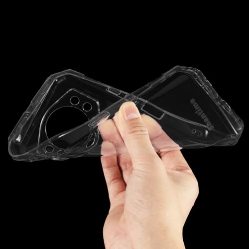 Protective Case for Doogee S Cyber Pro - Clear | 6.58" Slim Shockproof Bumper Back Cover Anti-Scratch Flexible TPU Shell, Grip-Friendly - color: Transparent