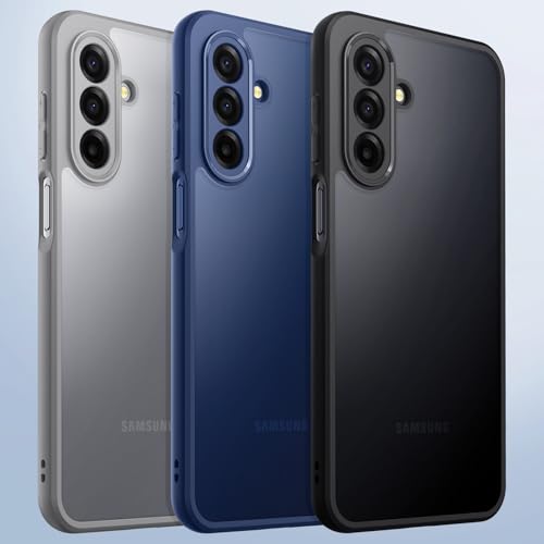 JETech Matte Case for Samsung Galaxy A17, Grey | Military-Grade Protection, Frosted Matte Back, Anti-Fingerprint Finish, Shockproof Design - color: Grey