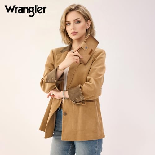 X Wrangler Wallets Women Minimalist Wristlet Wallets, Card Cases & Money Organizers Wallet Bifold with Phone Pocket - color: Tan