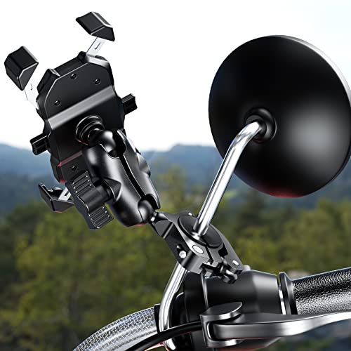 BRCOVAN 10 PCS, Aluminum Alloy Handlebar Clamp Mount Base with 1'' TPU Ball - style: R18-Set of 10