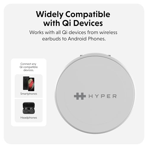 HyperJuice 2-in-1 Wireless Charger Qi2 Magnetic Stand — Fast Wireless Charger for iPhone, Apple Watch, & Qi Compatible Devices — Compact Adjustable 2 in 1 Charging Station Apple w/Built-in Kickstand - style: 2-in-1