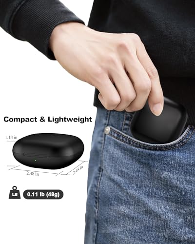 Charging Case Replacement for Fit Pro – Wireless Charger Case with Bluetooth Pairing Button, 700mAh Battery, Earbuds Not Included - color: Beats Fit Pro Black