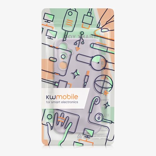 kwmobile Case Compatible with Samsung Galaxy A54 5G Case - Protective Slim TPU Phone Cover - Soft Matte Finish - Lavender - color: lavender, size: Galaxy A54 5G