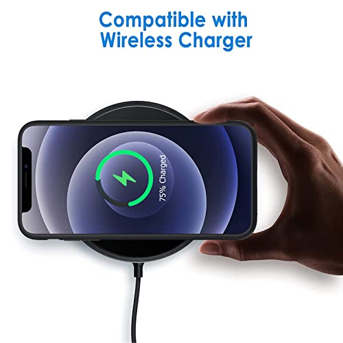 Battery Case for iPhone 12/12 Pro,Upgraded 10000mAh Rechargeable Portable Protective Extended Charger Cover Wireless Charging Compatible with iPhone 12/12 Pro (6.1 inch) Charger Case & Carplay (Black) - size: iPhone 12/12 Pro (6.1 inch)