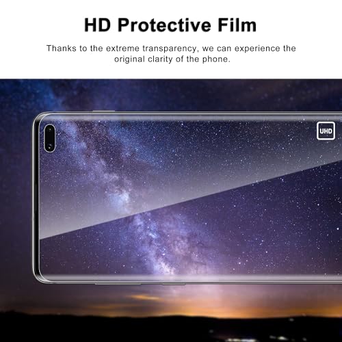 2+2 Pack for Samsung Galaxy S10 Plus Screen Protector, 9H Tempered Glass + Camera Lens Protector, Full Coverage, Case Friendly, Anti-Scratch, Bubble-Free for S10 Plus 5G 6.4” - size: 6.4 Inch-Galaxy S10 Plus