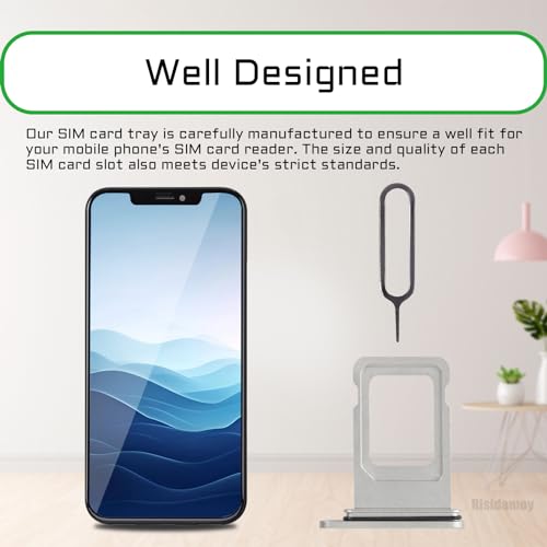 for iPhone 11 Silver Single SIM Card Tray Slot Replacement
