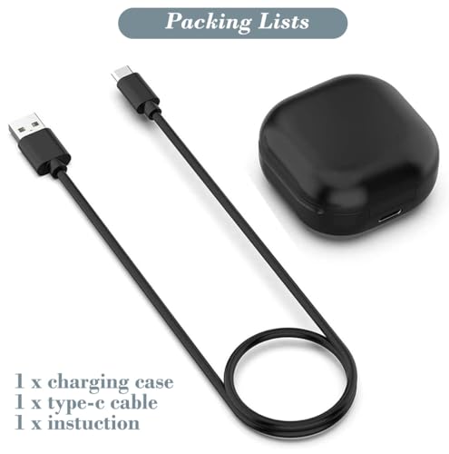 Charging Case for Galaxy Buds Pro 2 SM-R510 (Not for Galaxy Buds 2 SM-R177), Replacment Charger Case with USB C Cable for Samsung Earbuds