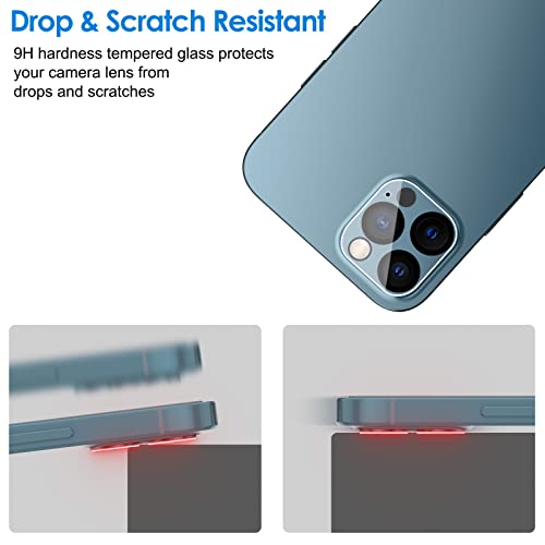 JETech Camera Lens Protector for iPhone 12 Pro Max, 3-Pack - size: iPhone 12 Pro Max