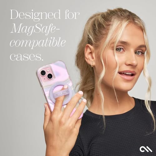Case-Mate Magnetic Phone Loop Grip - MagSafe Holder - Purple Sparkle - color: Purple Sparkle