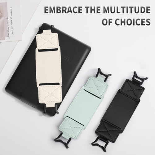 MoKo 2 Pack Hand Strap for 6-8" Kindle eReaders Tablets, Light Sage+Cream - color: Light Sage+Cream