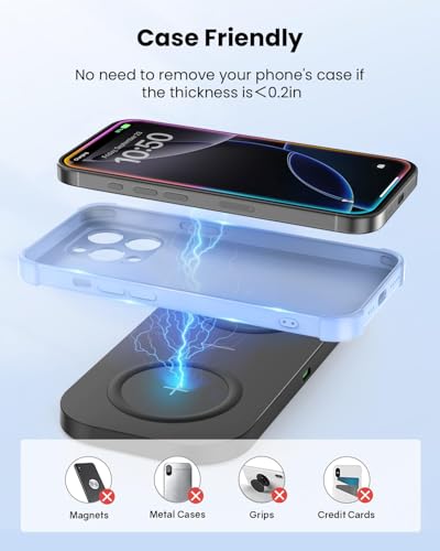 Wireless Charger, 10W Max Dual Charging Pad for iPhone 17/16/15/14/13/12/11/XR/X/8, Airpods 4/3/2/Pro, Samsung Galaxy S25/S24/S23/S22/S21, QC 24W Adapter, Charging Adapter - style: 2 in 1