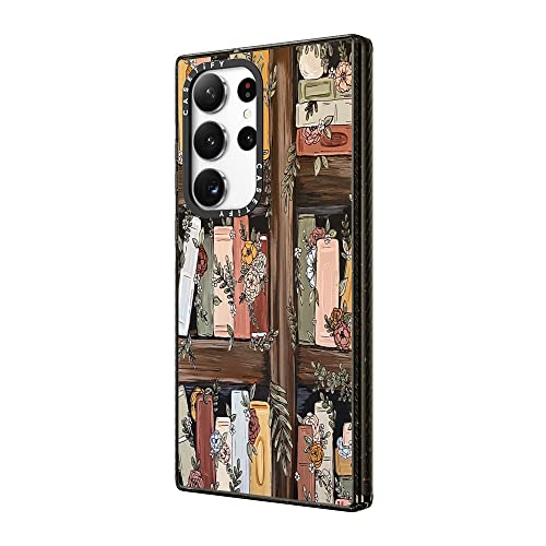 CASETiFY for Galaxy S23 Ultra Case - Impact | 8.2 ft. Drop Protection | Bookshelf Garden by KT's Canvases | Black - color: Bookshelf Garden, size: Galaxy S23 Ultra (6.8")