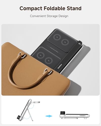 Dual Wireless Charger for Galaxy S26/S25/S24/S23, for Samsung Watch 8/7/5/4