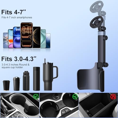 Vitog 2-in-1 Car Mount, Universal 2026 Hands Free Phone Holder for Your Car - color: Black(Magnetic)
