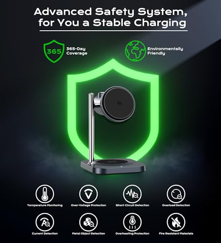 Qi2.2 25W Magnetic 3-in-1 Charging Station for Apple Devices