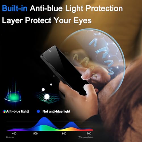 Ferilinso 3 Pack Privacy Screen Protector for Samsung Galaxy S26 Ultra - size: S26 Ultra 6.9 INCH