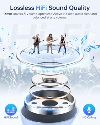 KTGEE Wireless Earbuds Bluetooth 5.3 Ear Buds Headphones, 40Hrs Playback - color: Z-Blue